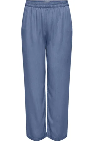 ONLY Carcharis Life Hw Pull-Up Pant Wvn Blue