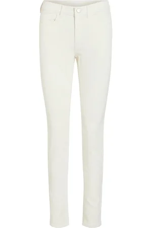 VILA Visarah Rw Skinny Jeans White Emy-Noos White