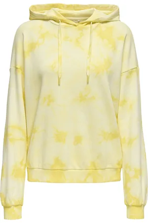 ONLY Onptemp Life Hood Ls Ds Loose Swt Yellow