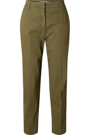SELECTED Slfvera-Rita Mw Cropped Pant Noos Khaki