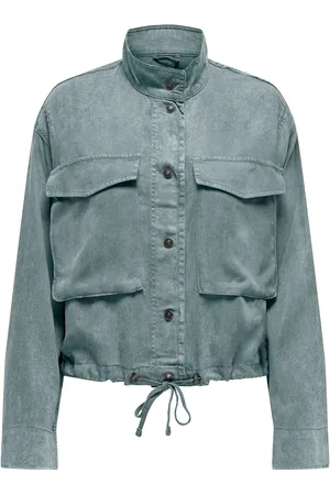 ONLY Onlkenya Life Acid Short Jacket Cc Otw Blue