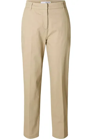 SELECTED Slfvera-Rita Mw Cropped Pant Noos Cream