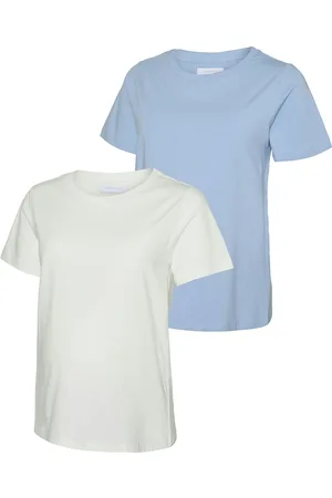 Mama;licious Mlmia Ss Jrs Top 2-P White