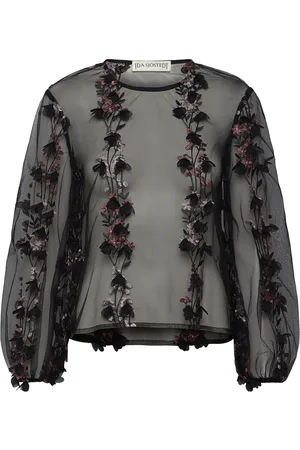 Ida Sjöstedt 347 02 Jenny Embroidery Top Black
