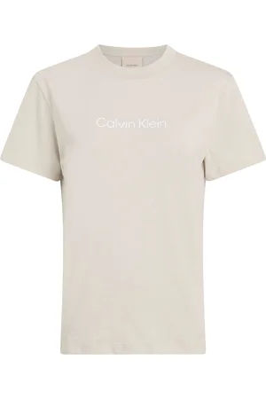 Calvin Klein Hero Logo Regular T-Shirt Beige