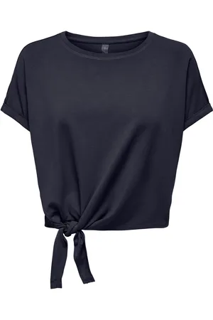 ONLY Onpjab Life Ss Knot Jrs Tee Black