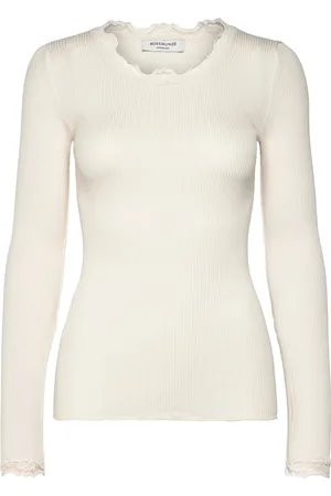 Rosemunde Silk T-Shirt W/ Lace White