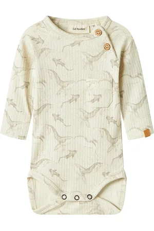 Lil Atelier Nbmgio Bop Ls Slim Body Lil Beige