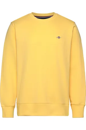 GANT Reg Shield C-Neck Sweat Yellow