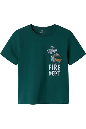 NAME IT Nmmdrew Nreg Ss Top Box Green