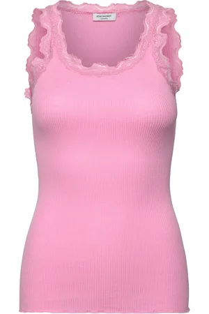 Rosemunde Rwbabette Sl U-Neck Long Lace Top Pink