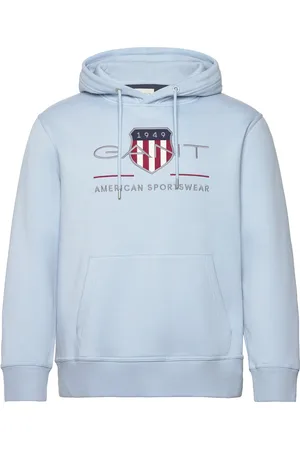 GANT Reg Archive Shield Hoodie Blue
