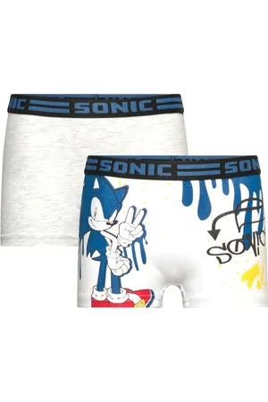 Sonic The Hedgehog Boxer White