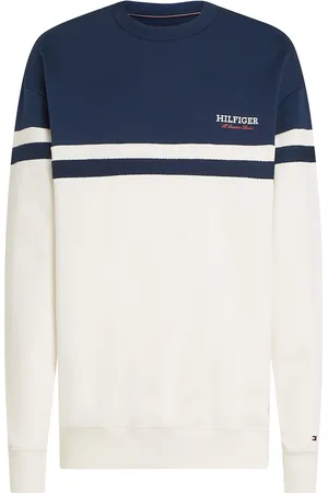 Tommy Hilfiger Monotype Colourblock Sweatshirt Navy