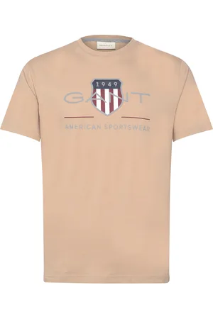 GANT Reg Archive Shield Ss T-Shirt Beige