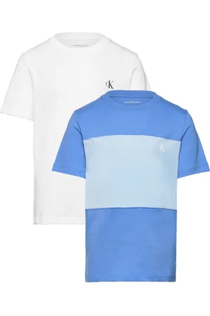 Calvin Klein Color Block 2-P T-Shirts Blue