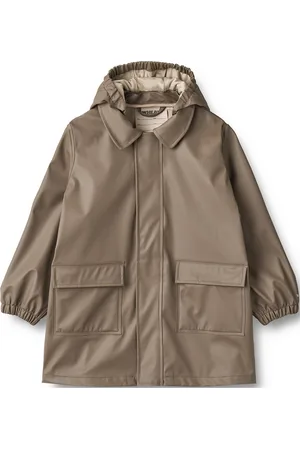 WHEAT Rainwear Long Jacket Finley Brown