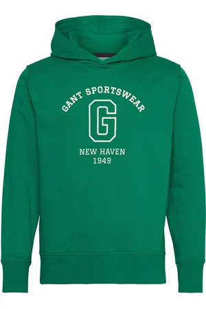 GANT Graphic Sweat Hoodie Green