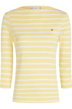 Tommy Hilfiger New Cody Slim Boat-Nk 3/4Slv Yellow