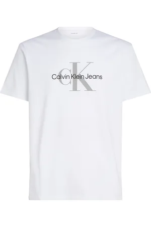 Calvin Klein Ss Hero Monologo Tee 30S White