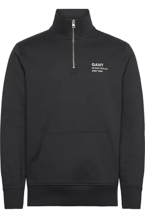 GANT Small Graphic Half Zip Sweat
