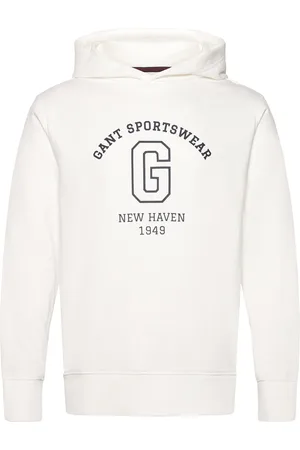 GANT Graphic Sweat Hoodie White