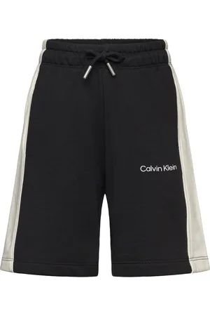 Calvin Klein Color Block Relaxed Shorts Black