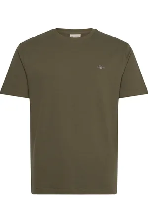 GANT Texture Ss T-Shirt Khaki