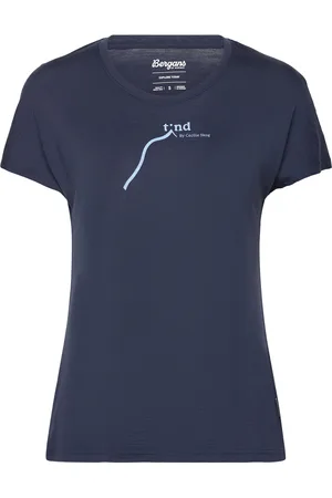 Bergans Tind Altitude Merino Tee Women Navy