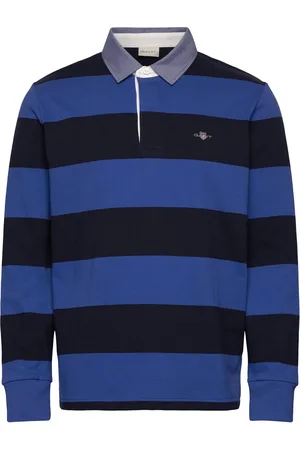 GANT Reg Chambray Stripe Heavy Rugger Navy