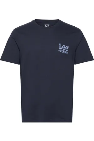 Lee Subtle Logo Tee Navy