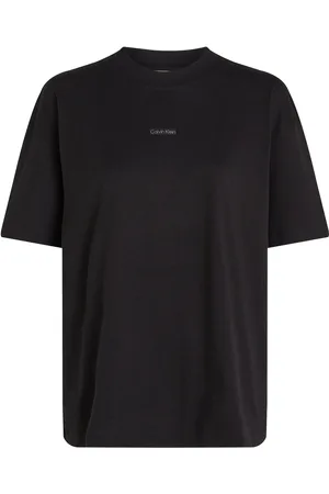Calvin Klein Placed Institutional Bf Tee Black
