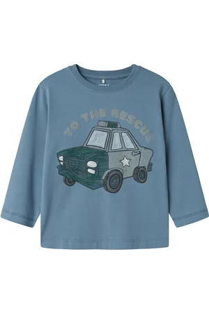NAME IT Nmmdusty Nreg Ls Top Box Blue