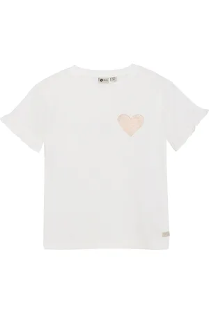 Daily7 T-Shirt Heart White