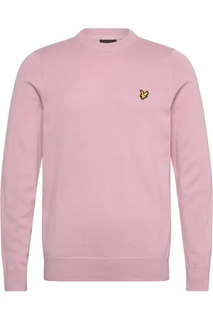 Lyle & Scott Cotton Crew Neck Jumper Pink