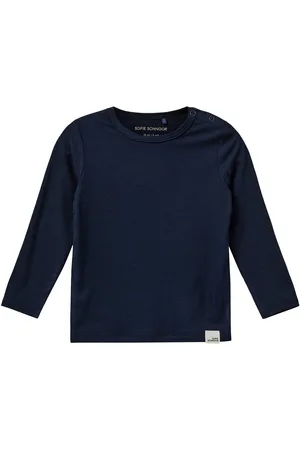 Sofie Schnoor Baby and Kids Petriciasb T-Shirt Long Sleeve Navy