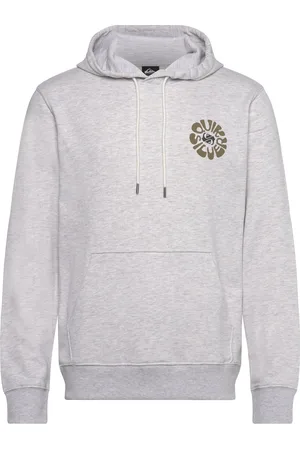 Quiksilver Graphic Mix Hoodie Grey