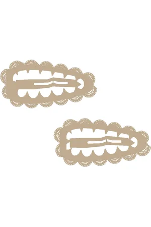 Lil Atelier Nkfacc-Lisa 2 Pack Hair Clips Lil Beige
