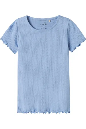 NAME IT Nmfvilke Ss Slim Top Blue