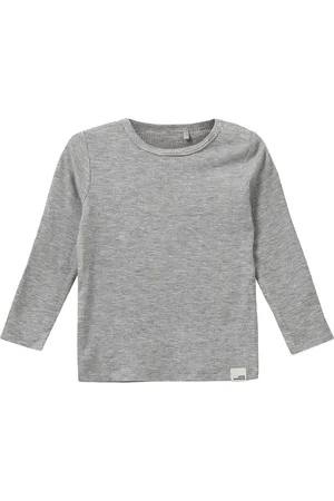 Sofie Schnoor Baby and Kids Petriciasb T-Shirt Long Sleeve Grey
