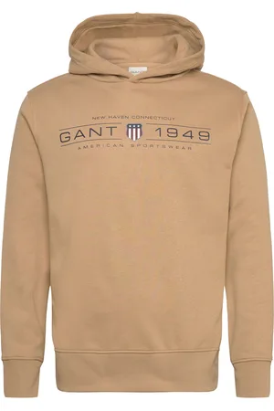 GANT Graphic Hoodie Beige