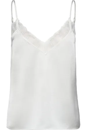 Dante 6 Ipso Plain Lace Camisole White