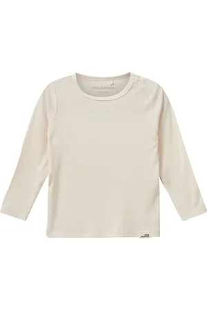 Sofie Schnoor Baby and Kids Petriciasb T-Shirt Long Sleeve Cream