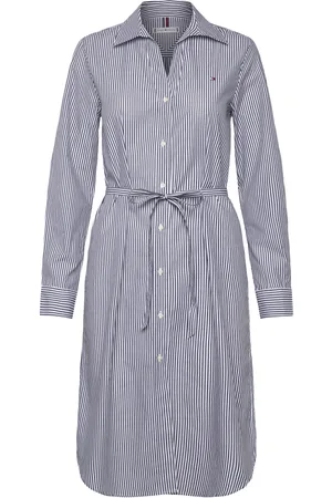 Tommy Hilfiger Ess Poplin Regular Shirt Dress Navy