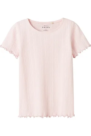 NAME IT Nmfvilke Ss Slim Top Pink