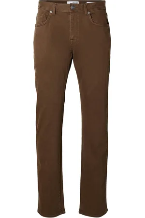 SELECTED Slh196-Straight Ben Marlon Jeans Noos Brown