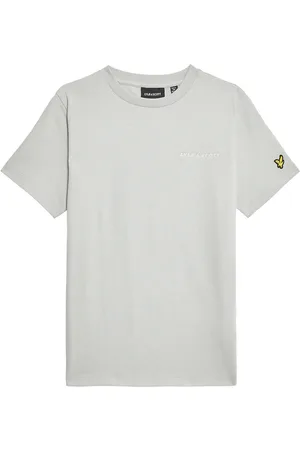 Lyle & Scott Script Embroidered T-Shirt Grey
