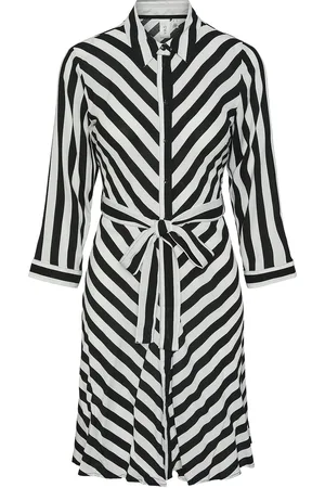 Y.A.S Savanna 3/4 Short Shirt Dress S. Noos Black