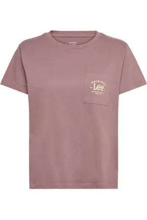 Lee Logo Pocket Tee Brown