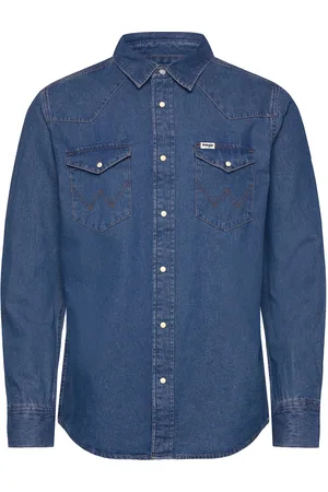 Wrangler Western Shirt Blue